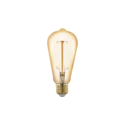 Eglo LED Edison E27 Filament Ambar 4.5W 400lm - 822 Extra Varm Vit | 3-Stegs Dimbar - Ersättare 40W