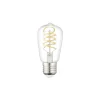 Eglo LED E27 Edison Klar Filament 7.3W 806lm - 827 Extra Varm Vit | Ersättare 60W