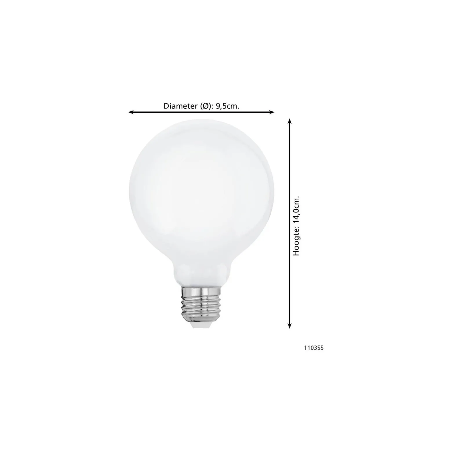 Eglo LED E27 Globe Klar Filament 7.5W 806lm - 830 Varm Vit + RGB | Zigbee Dimbar - Ersättare 60W