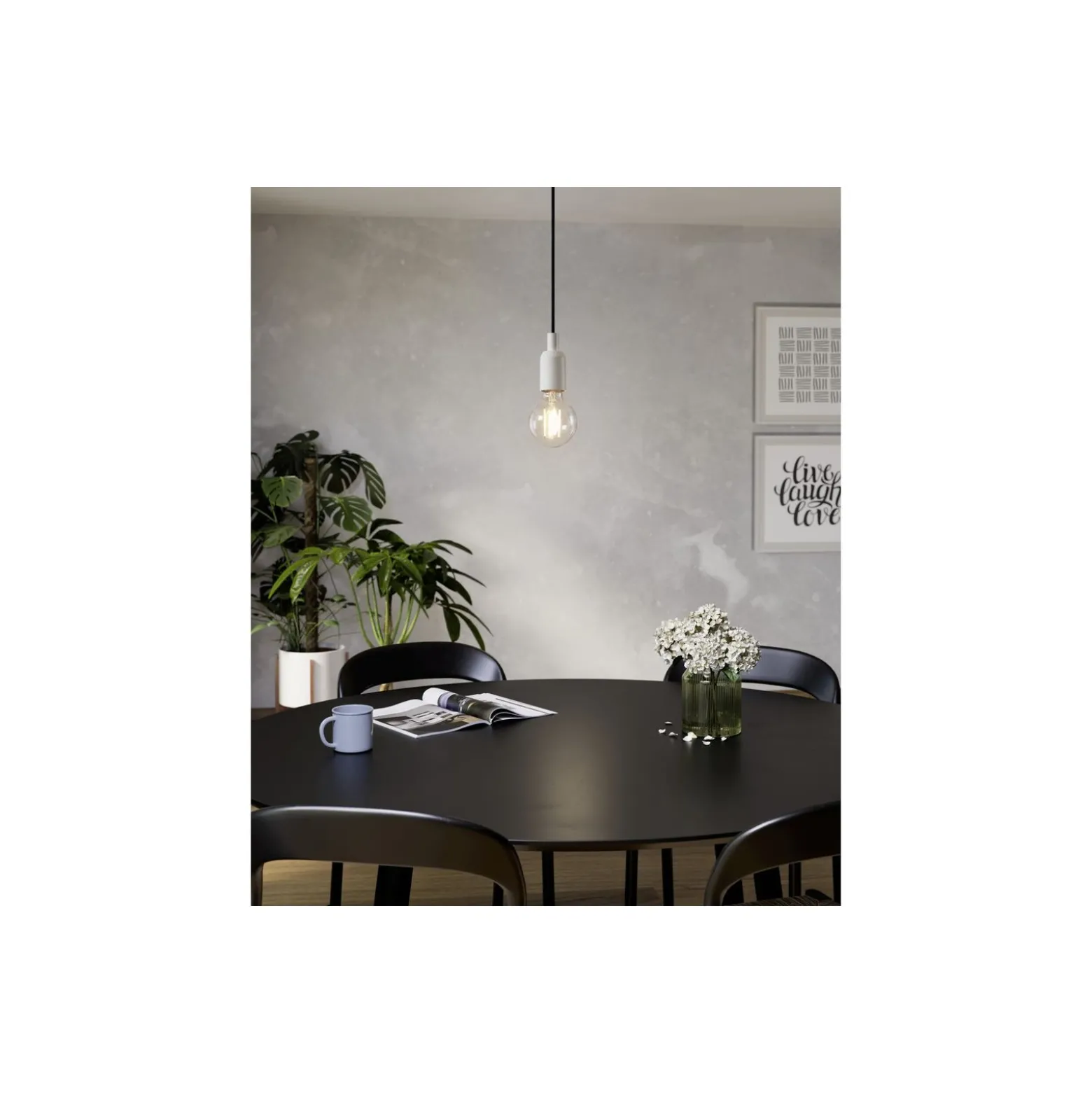 Eglo LED E27 Globe Klar Filament 8W 1055lm - 822-865 Justerbar Vit | Zigbee Dimbar- Ersättare 75W