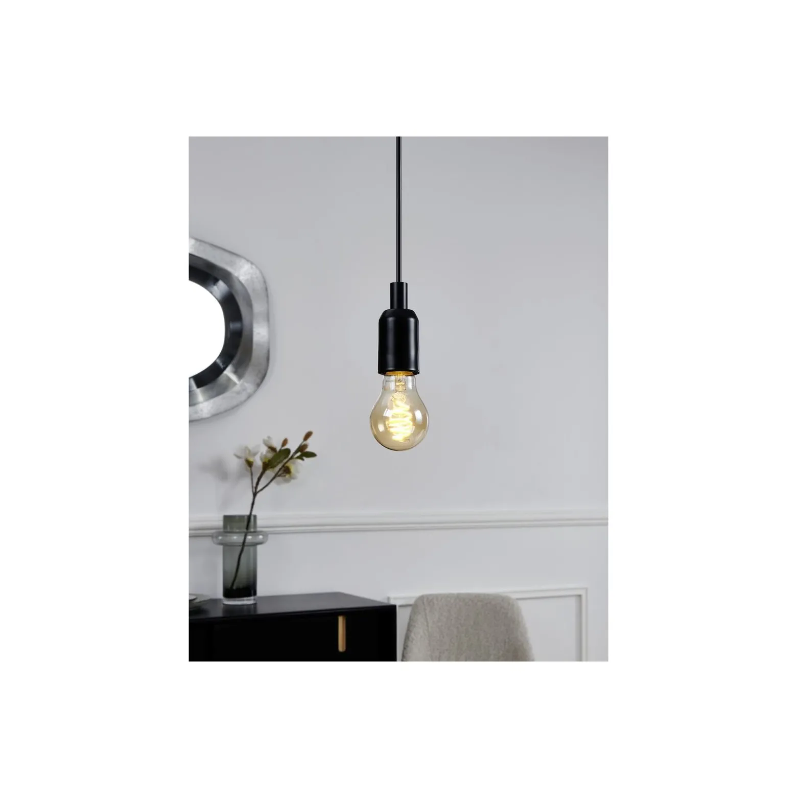 Eglo LED E27 Päron Ambar Filament 7W 806lm - 822-865 Justerbar Vit | Zigbee Dimbar- Ersättare 60W