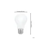 Eglo LED E27 Päron Klar Filament 7.5W 806lm - 830 Varm Vit + RGB | Zigbee Dimbar - Ersättare 60W