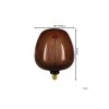 Eglo LED Globe E27 Filament Guld 4W 40lm - 820 Extra Varm Vit | Dimbar - Ersättare 15W
