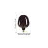 Eglo LED Globe E27 Filament Smokey 4W 40lm - 820 Extra Varm Vit | Dimbar - Ersättare 15W