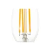 Eglo LED Kronljus E14 Filament Klar 4.5W 470lm - 827 Extra Varm Vit | Dimbar - Ersättare 40W