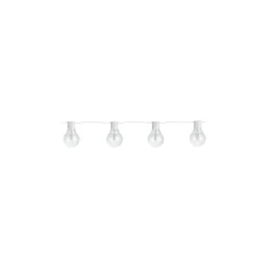 Eglo LED Ljusslinga Partaj Vit 4.5M 830 Varm Vit | incl. 16 Ljus-källor