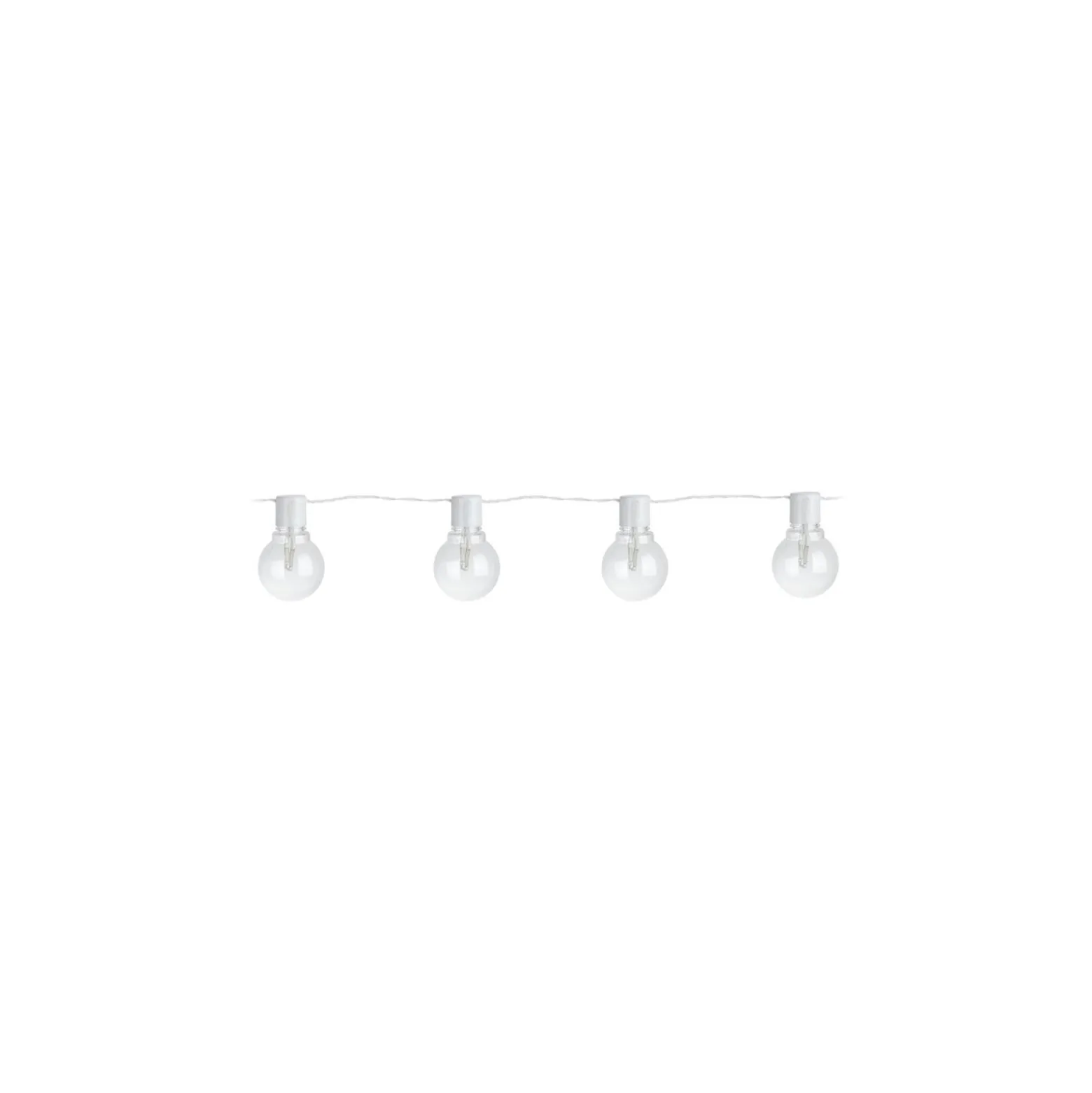 Eglo LED Ljusslinga Partaj Vit 4.5M 830 Varm Vit | incl. 16 Ljus-källor