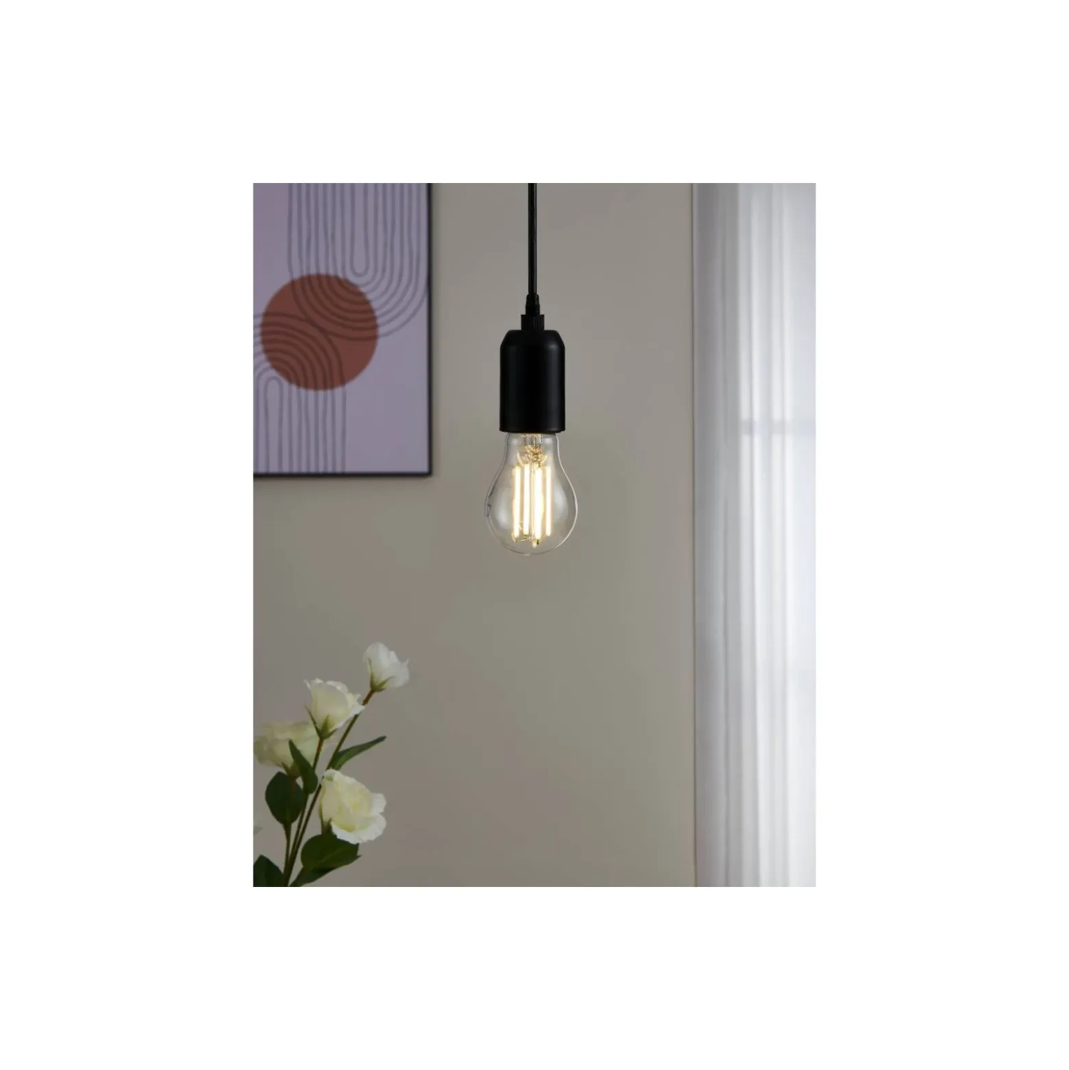 Eglo LED Päron E27 Filament Klar 2.2W 470lm - 830 Varm Vit | Ersättare 40W