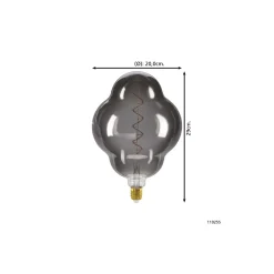 Eglo LED Special E27 Filament Smokey 4W 110lm - 820 Extra Varm Vit | Dimbar - Ersättare 15W