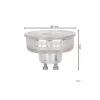 Eglo LED Spot GU10 PAR16 4W 400lm 38D - 827 Extra Varm Vit | Dimbar - Ersättare 57W