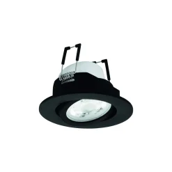 Eglo LED Spot Saliceto-Z Aluminium Svart 4.7W 440lm - 827-865 Justerbar Vit + RGB | 88mm - Utskärning 68mm - IP20 - Zigbee Dimbar