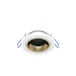 Eglo LED Spot Yebra-Z Plast Guld 4.9W 490lm - 827-865 Justerbar Vit + RGB | 87mm - Utskärning 68mm - IP20 - Zigbee Dimbar