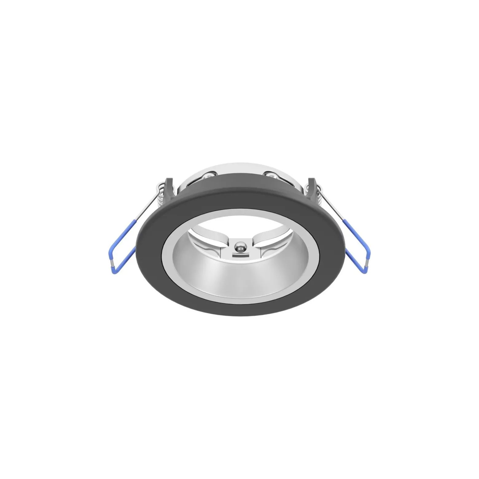 Eglo LED Spot Yebra-Z Plast Svart Silver 4.9W 490lm - 827-865 Justerbar Vit + RGB | 87mm - Utskärning 68mm - IP20 - Zigbee Dimbar