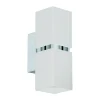 Eglo LED Vägglampa Passa Stål Krom Vit 28W 500lm - 830 Varm Vit | Passande För 2x GU10