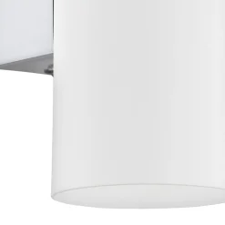 Eglo LED Vägglampa Passa Stål Krom Vit 28W 500lm - 830 Varm Vit | Passande För 2x GU10
