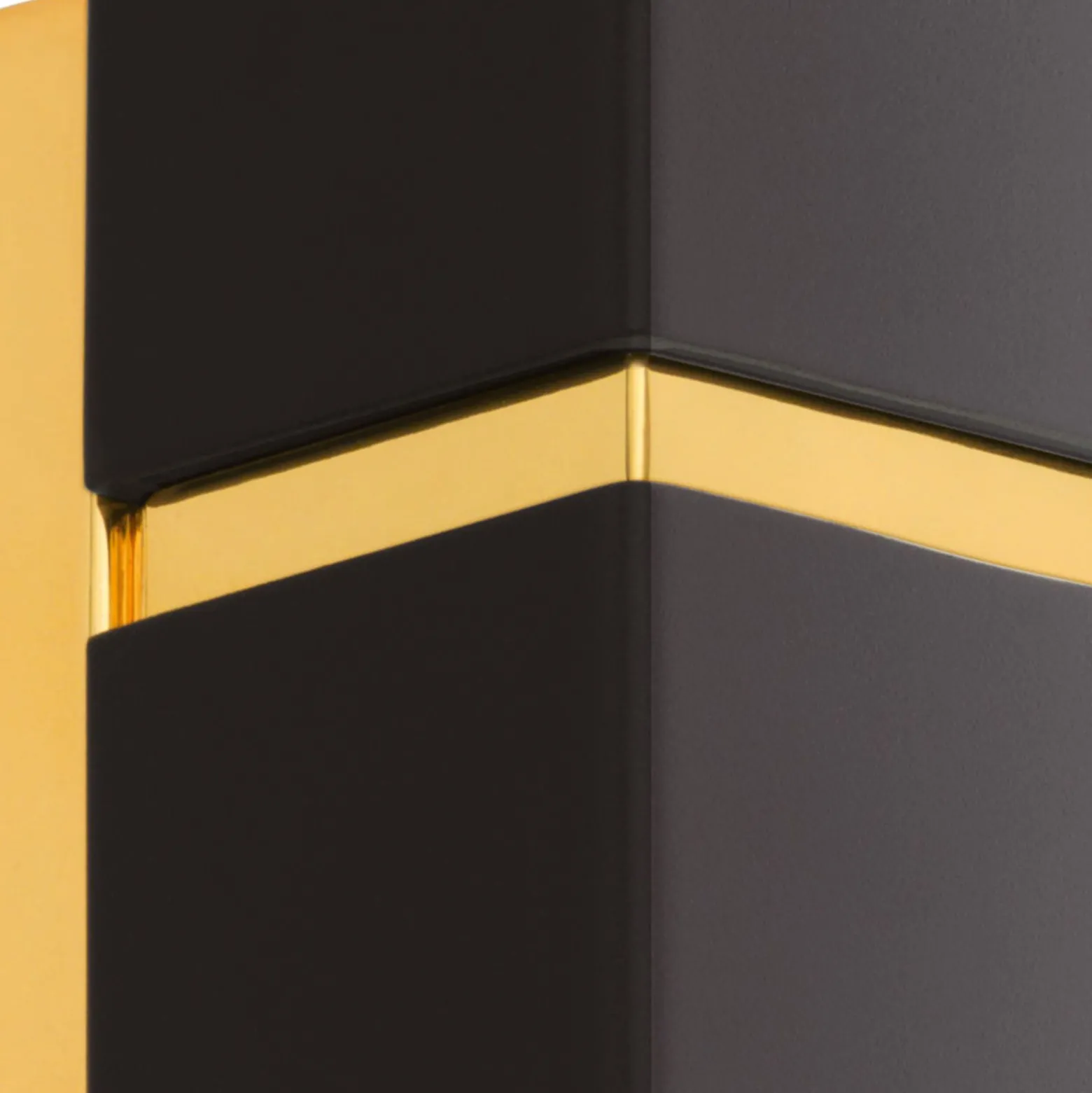 Eglo LED Vägglampa Passa Stål Svart Guld 28W 500lm - 830 Varm Vit | Passande För 2x GU10