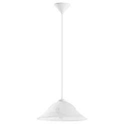 Eglo Pendellampa Albany Plast Vit | 350mm - Passande För 1x E27