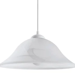 Eglo Pendellampa Albany Plast Vit | 350mm - Passande För 1x E27