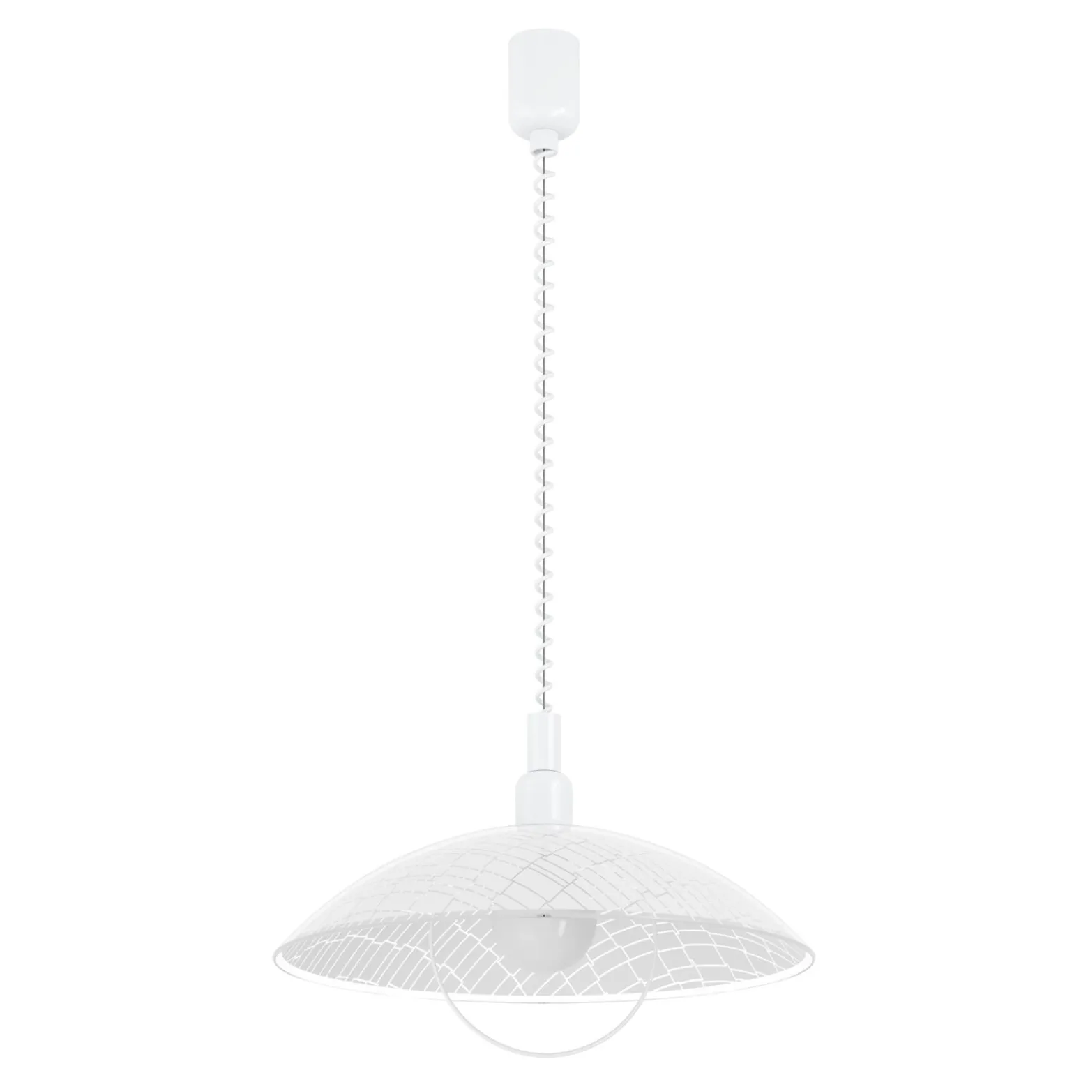 Eglo Pendellampa Alv-Z Plast Vit | 420mm - Passande För 1x E27