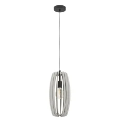 Eglo Pendellampa Bajazzara Stål Svart | 260mm - Passande För 1x E27
