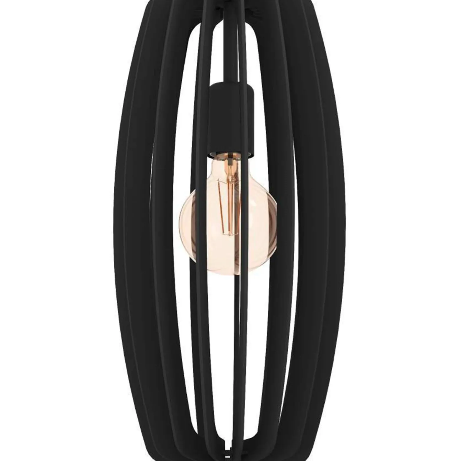 Eglo Pendellampa Bajazzara Stål Svart | 260mm - Passande För 1x E27