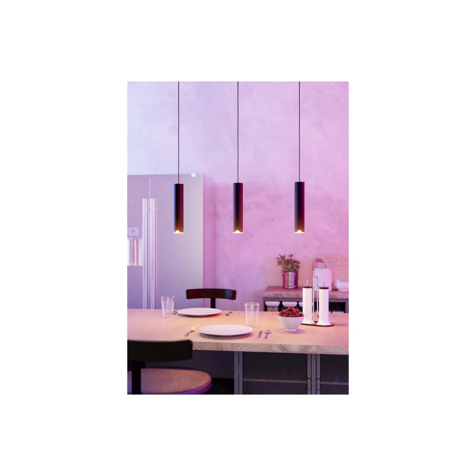 Eglo Pendellampa Balamorta-Z Stål Svart 3.7W 500lm - 827-865 Justerbar Vit + RGB | IP20 - Zigbee Dimbar