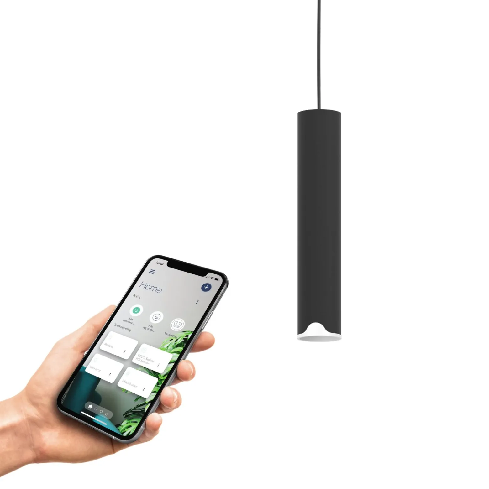 Eglo Pendellampa Balamorta-Z Stål Svart 3W 500lm - 827-865 Justerbar Vit | 55mm - Dimbar