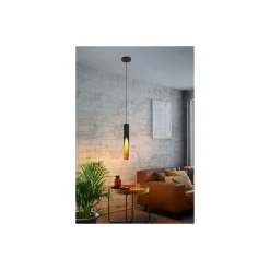 Eglo Pendellampa Barbotto Stål Svart, Guld 4.5W 345lm - 830 Varm Vit | Passande för GU10