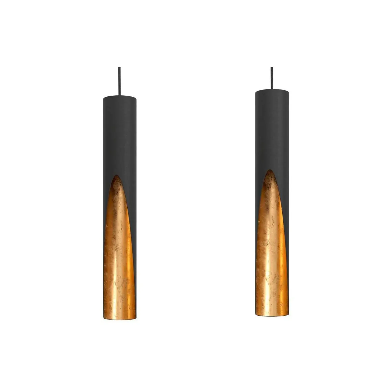 Eglo Pendellampa Barbotto Stål Svart, Guld 18W 1380lm - 830 Varm Vit | Passande för GU10