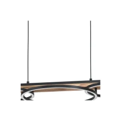 Eglo Pendellampa Boyal Trä Svart, Rostig 40.5W 3600lm - 830 Varm Vit | Dimbar