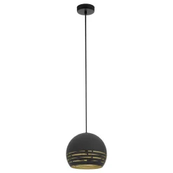 Eglo Pendellampa Camastra Stål Svart | 225mm - Passande För 1x E27