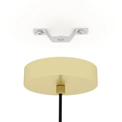 Eglo Pendellampa Caprarola Stål Guld | 200mm - Passande För 1x E27