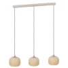 Eglo Pendellampa Cominio Stål Beige | Passande För 3x E27