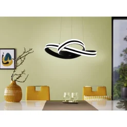 Eglo Pendellampa Corredera Stål Svart 34W 5100lm - 830 Varm Vit | 500mm