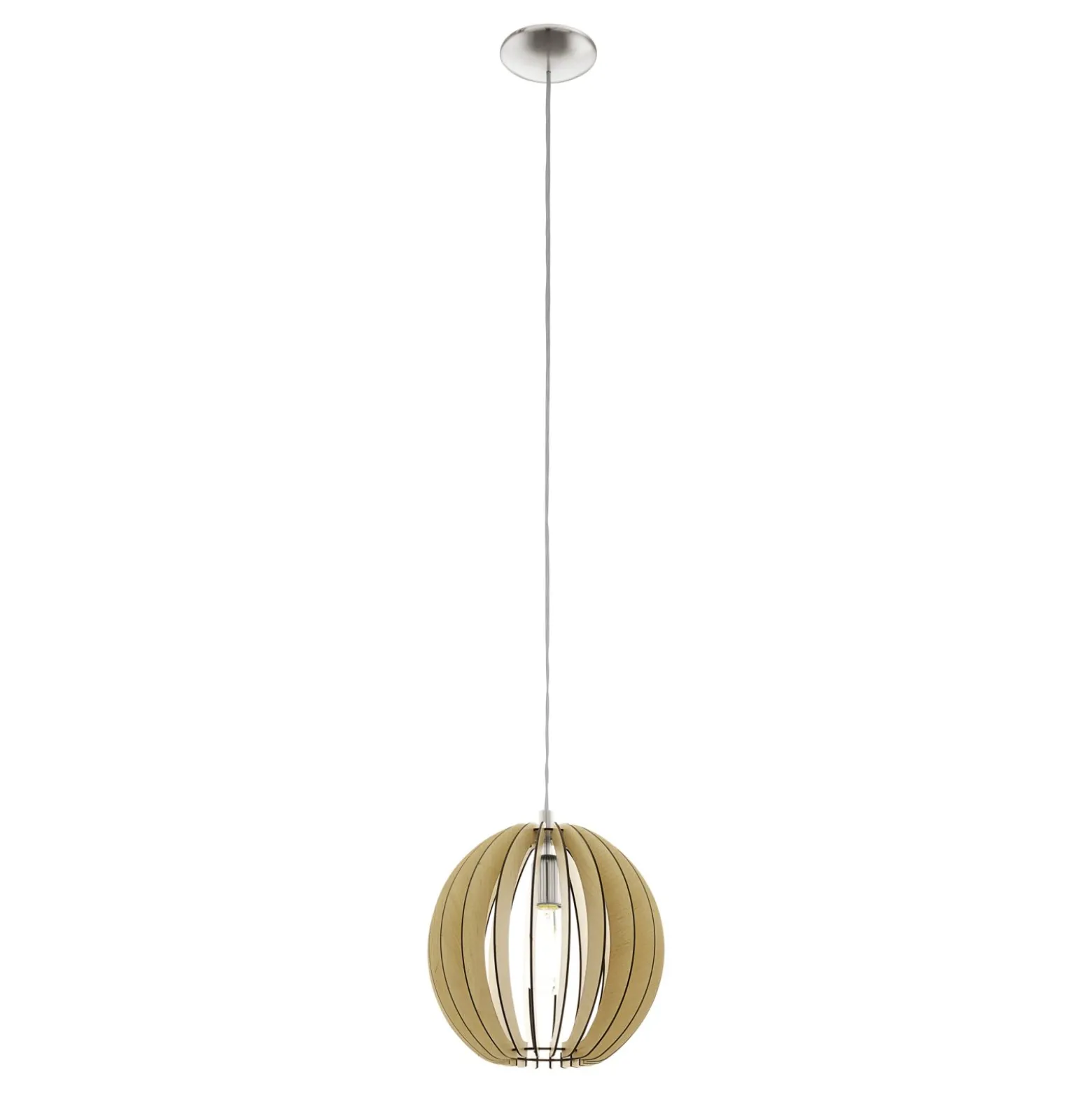 Eglo Pendellampa Cossano Stål Grå | 300mm - Passande För 1x E27