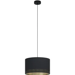 Eglo Pendellampa Esteperra Stål Svart | 380mm - Passande För 1x E27