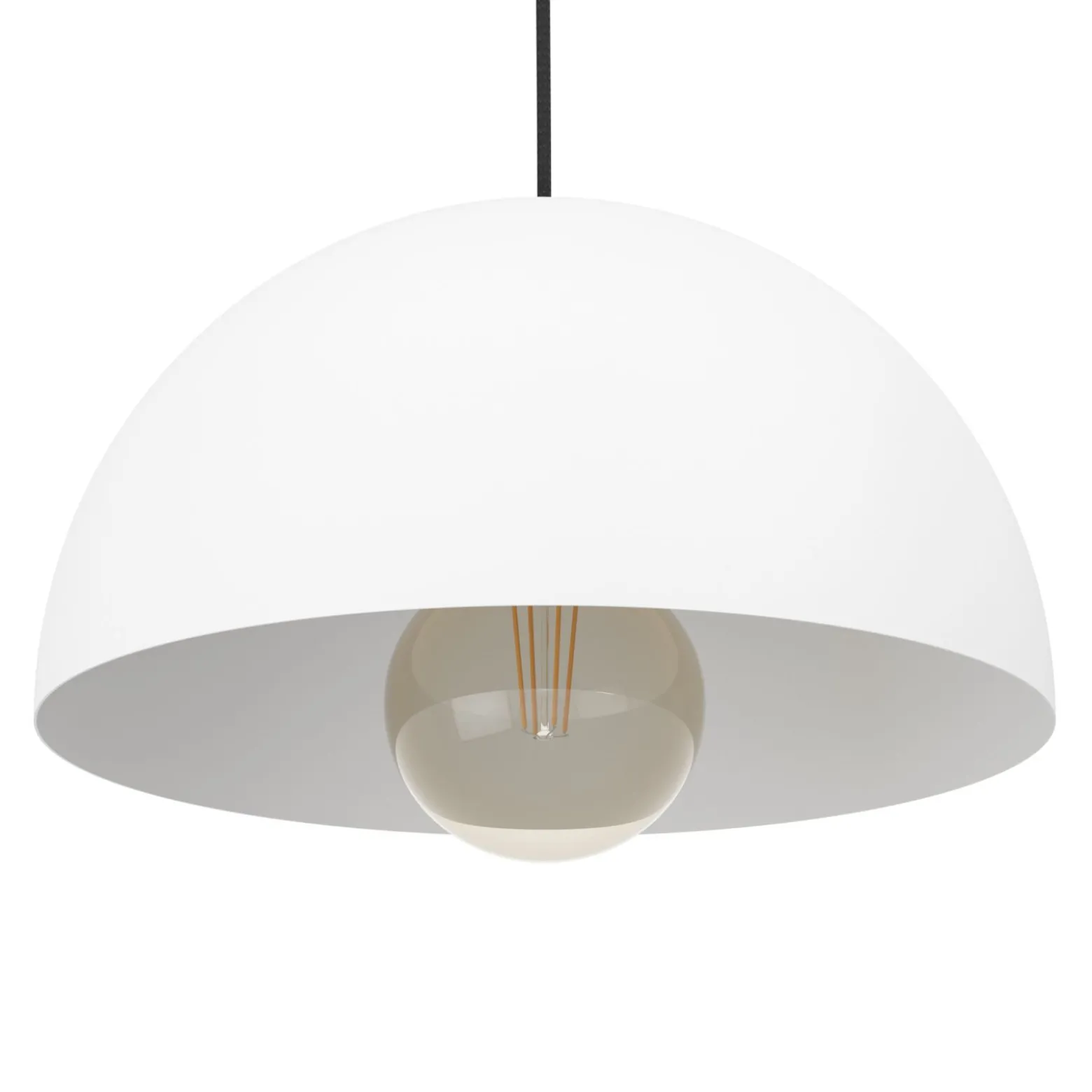 Eglo Pendellampa Gaetano Stål Vit | 300mm - Passande För 1x E27