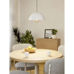 Eglo Pendellampa Gaetano Stål Vit | 300mm - Passande För 1x E27