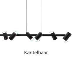 Eglo Pendellampa Gatuela 1 Stål Svart | Passande För 6x E14