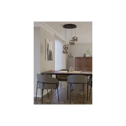 Eglo Pendellampa Hortunas Stål Svart 5.8W 690lm - 830 Varm Vit | IP20 - Dimbar