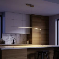 Eglo Pendellampa Lasana Aluminium Krom 30W 3500lm - 830 Varm Vit