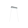 Eglo Pendellampa Lasana 2 Stål Aluminium Krom Vit 35W 5300lm - 830 Varm Vit | IP20
