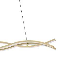 Eglo Pendellampa Lasana 4 Stål Brun 35W 5300lm - 830 Varm Vit