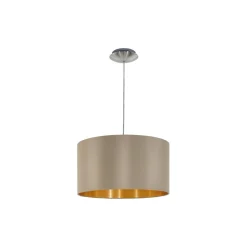 Eglo Pendellampa Maserlo Stål Satin Nickel | Passande för E27