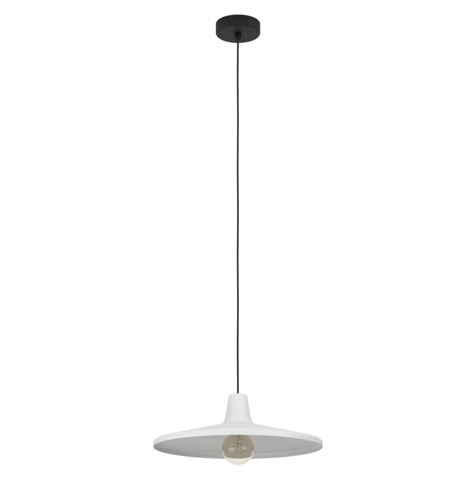 Eglo Pendellampa Miniere Stål Svart | 420mm - Passande För 1x E27