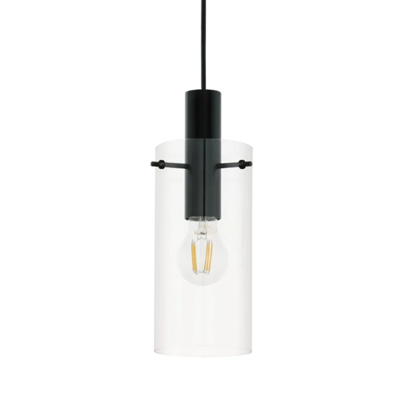 Eglo Pendellampa Montefino Stål Svart | 110mm - Passande För 1x E27
