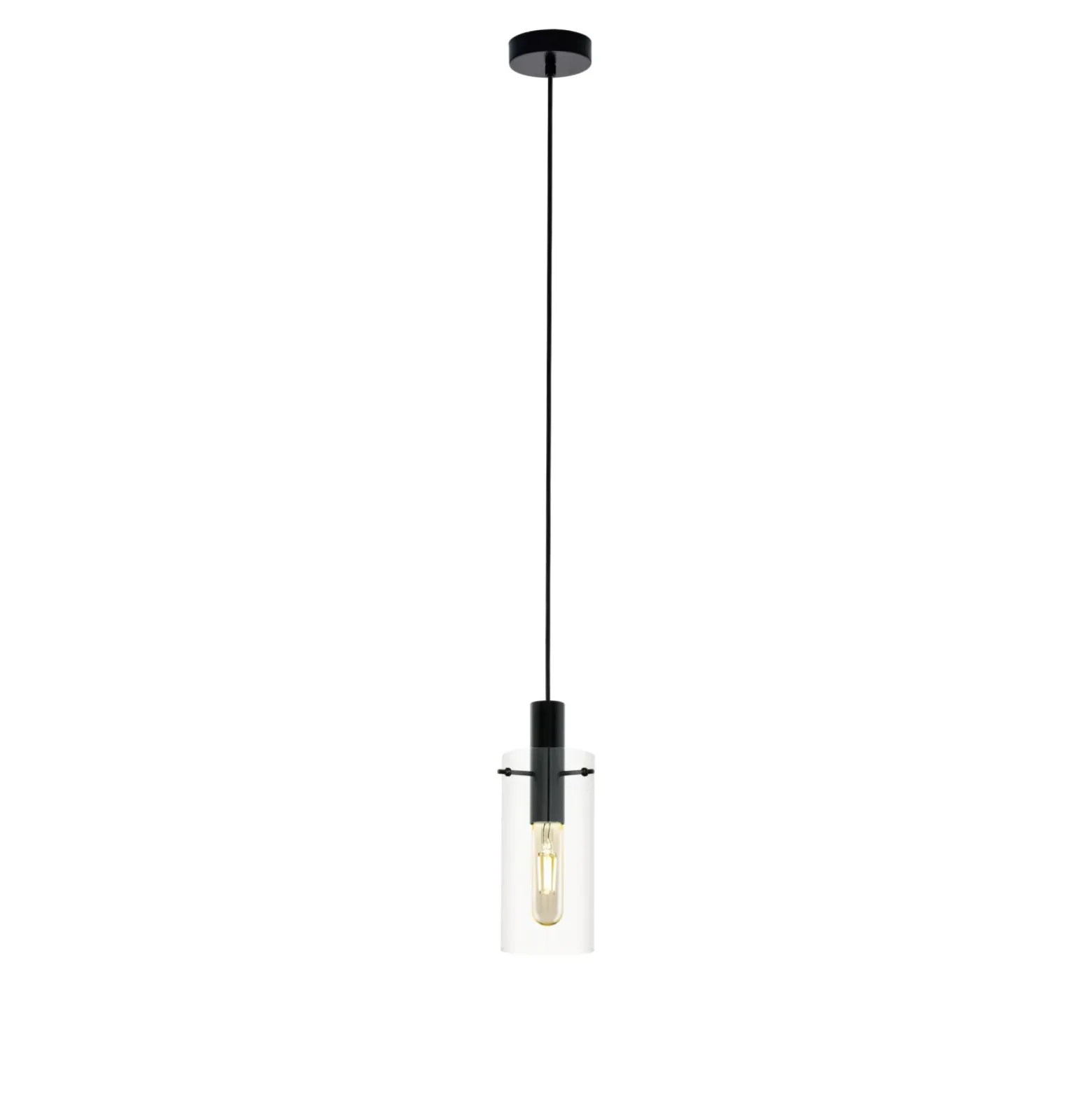 Eglo Pendellampa Montefino Stål Svart | 110mm - Passande För 1x E27