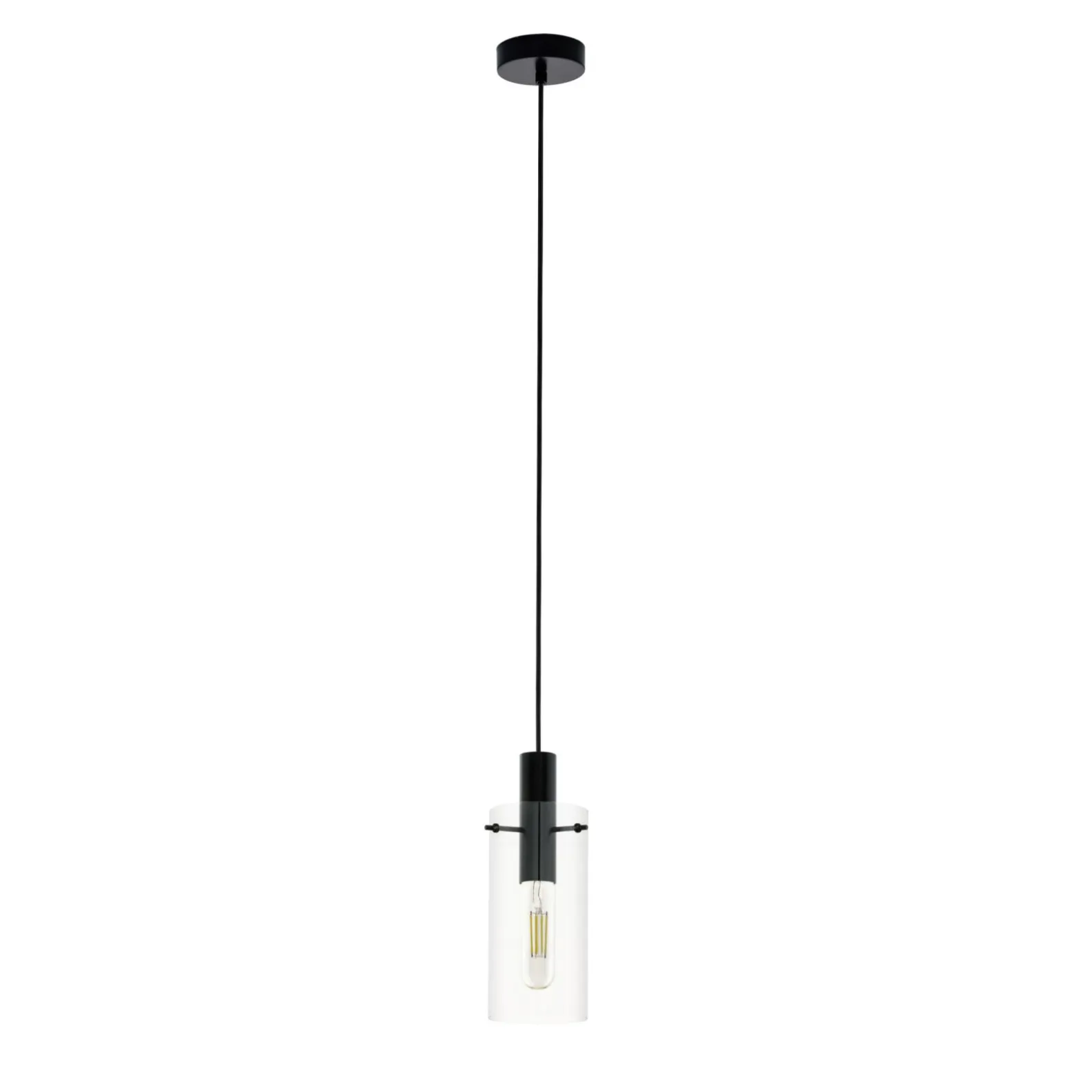 Eglo Pendellampa Montefino Stål Svart | 110mm - Passande För 1x E27