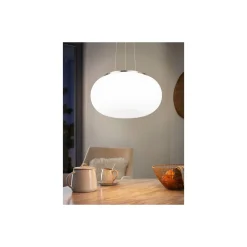 Eglo Pendellampa Optica Stål Satin Nickel | Passande för 2x E27