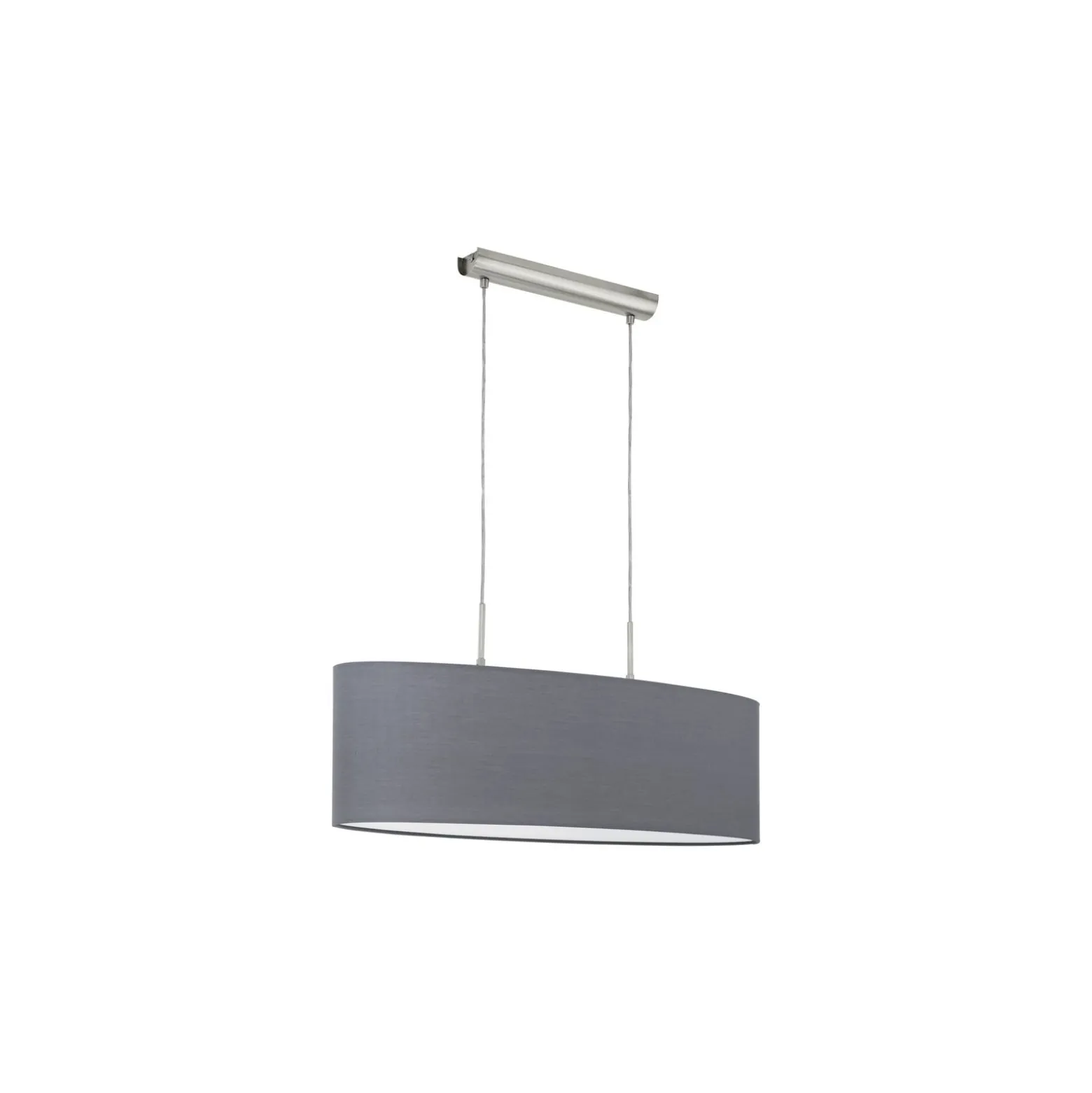 Eglo Pendellampa Pasteri Stål Satin Nickel | IP20 - Passande för 2x E27